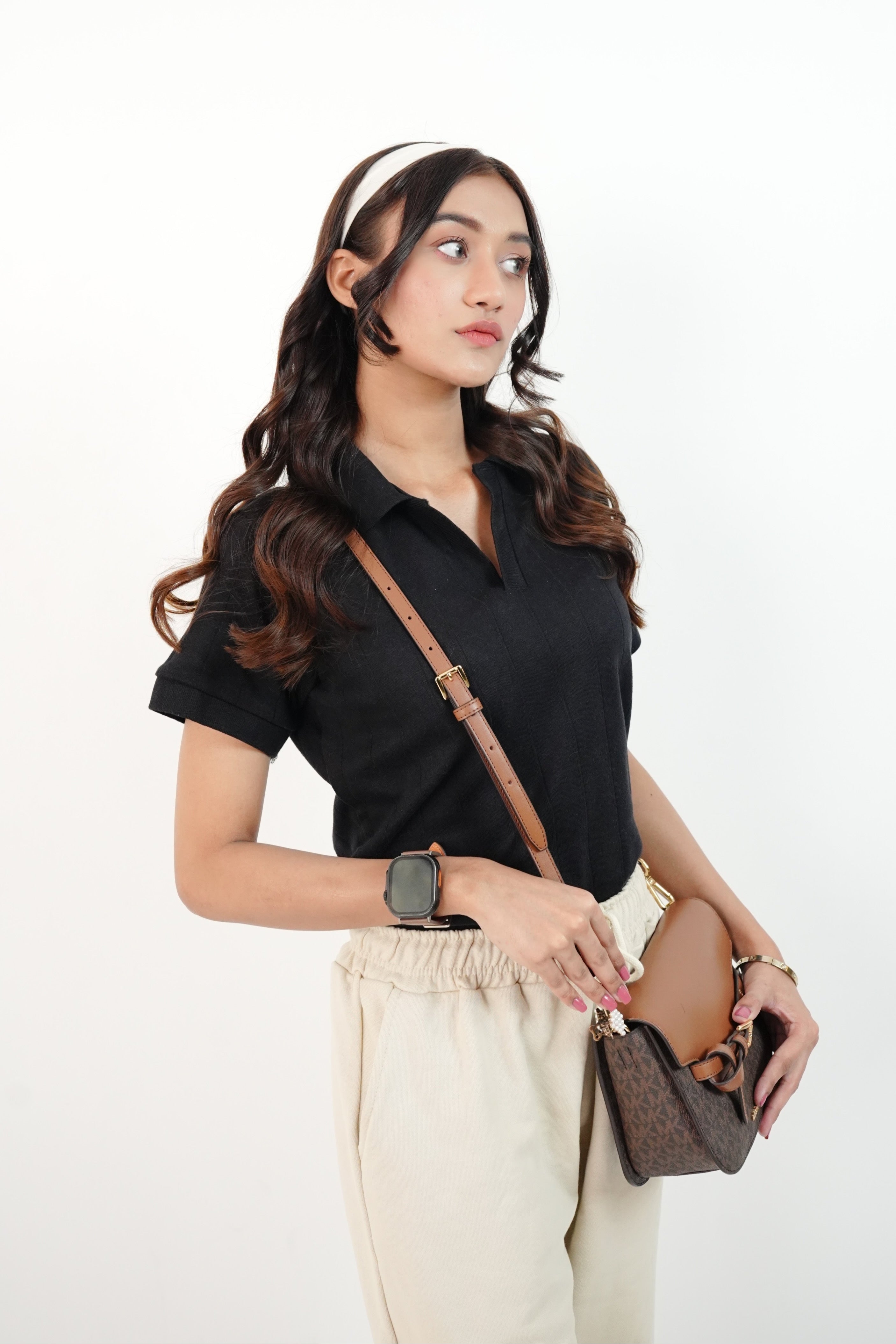 Black Drop Needle Polo